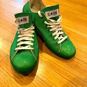 Funky all green Converse All Stars (Men’s 11)